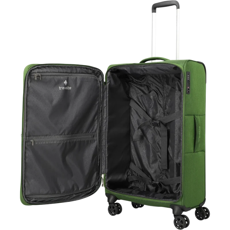 Travelite Cubis 4-Rollen-Koffer M erw. 72 cm -Green