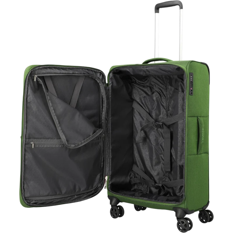 Travelite Cubis 4-Rollen-Koffer M erw. 72 cm -Green