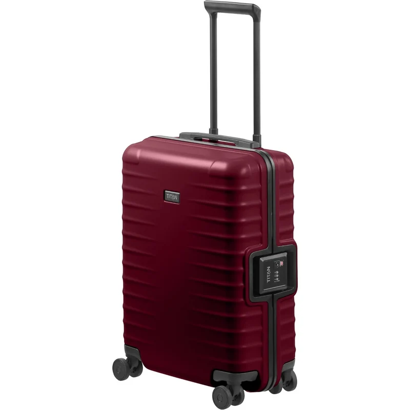 TITAN OVERSEAS 4-Rad-Kabinentrolley S 55 cm -Emberwood Red