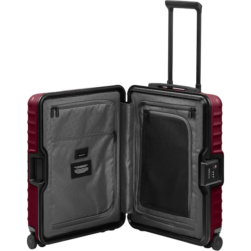 TITAN OVERSEAS 4-Rad-Kabinentrolley S 55 cm -Emberwood Red