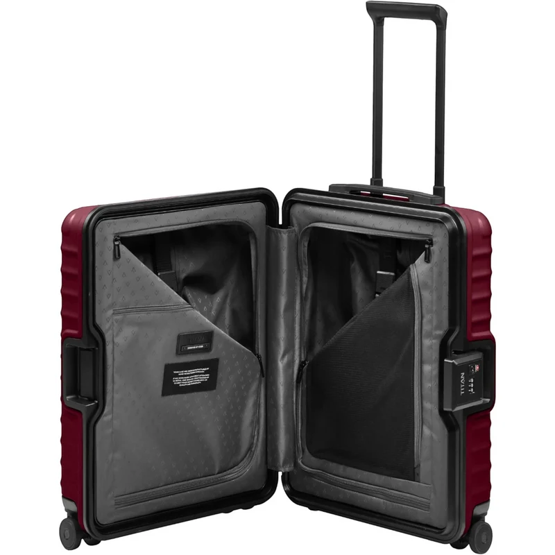 TITAN OVERSEAS 4-Rad-Kabinentrolley S 55 cm -Emberwood Red