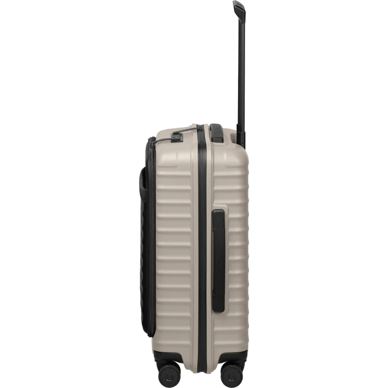 TITAN UPGRADE 4-Rad-Bordtrolley S+ mit Vortasche 55 cm -Moonstone Grey
