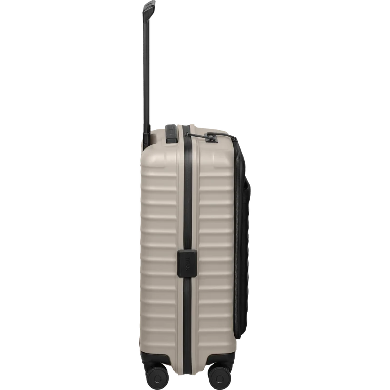 TITAN UPGRADE 4-Rad-Bordtrolley S+ mit Vortasche 55 cm -Moonstone Grey