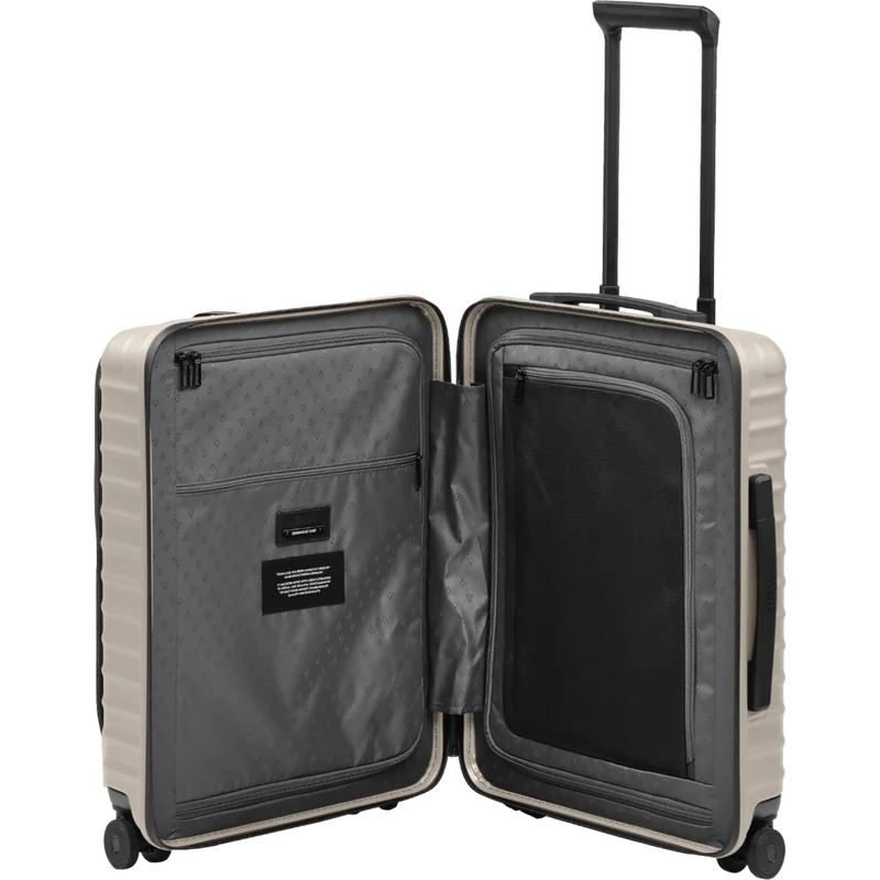 TITAN UPGRADE 4-Rad-Bordtrolley S+ mit Vortasche 55 cm -Moonstone Grey