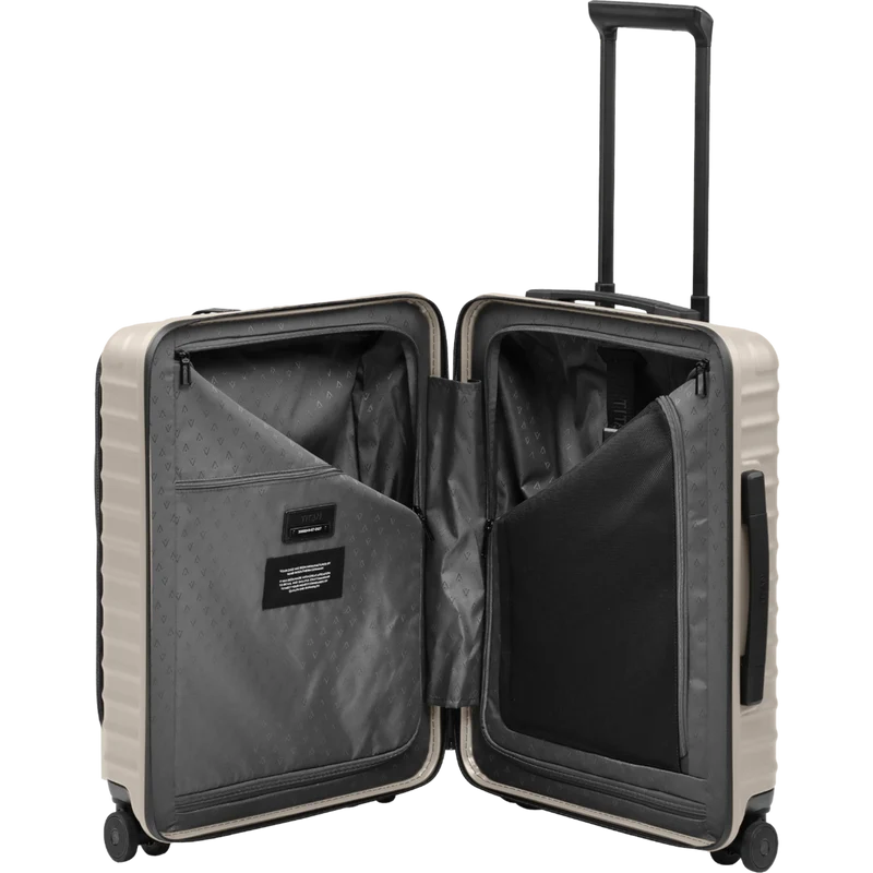 TITAN UPGRADE 4-Rad-Bordtrolley S+ mit Vortasche 55 cm -Moonstone Grey