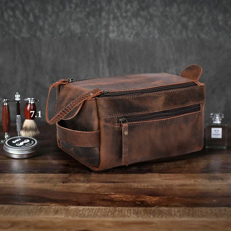 Camper Leather Wheeled Duffle Bag Combo