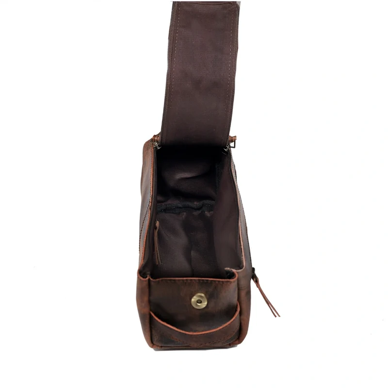 Camper Leather Wheeled Duffle Bag Combo