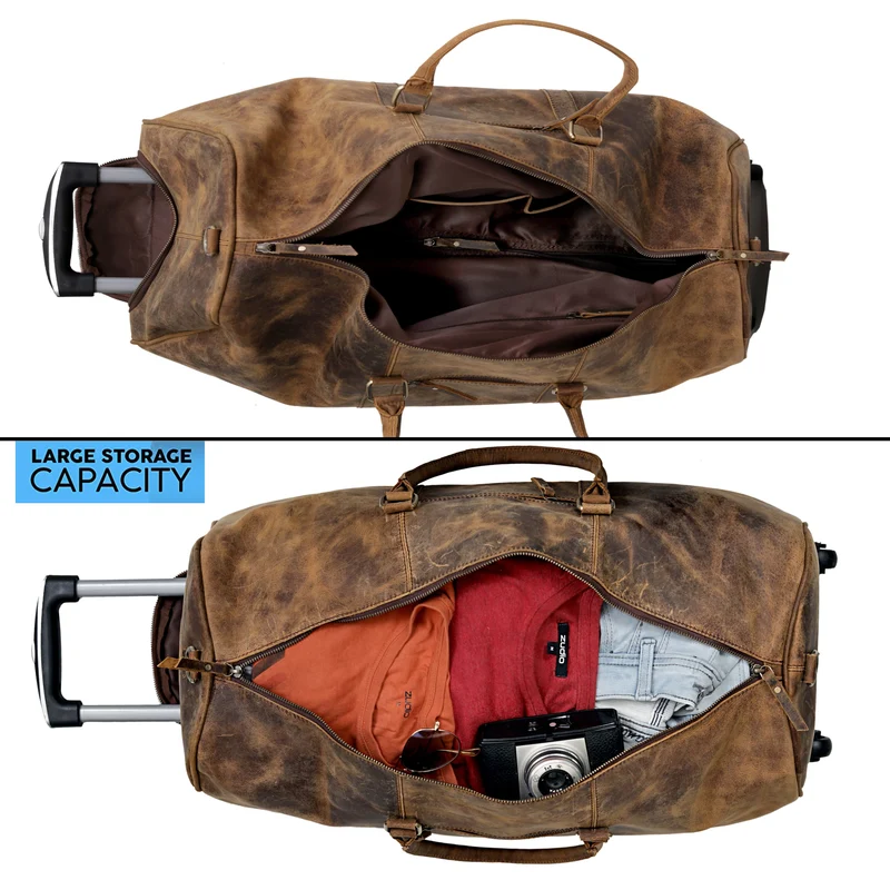 Odyssey Leather Duffle Bag