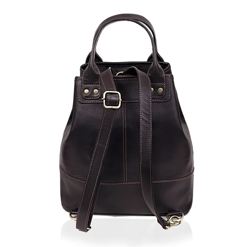 Royce Travel Leather Backpack