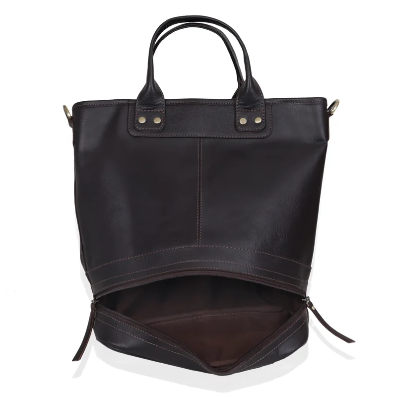 Royce Travel Leather Backpack