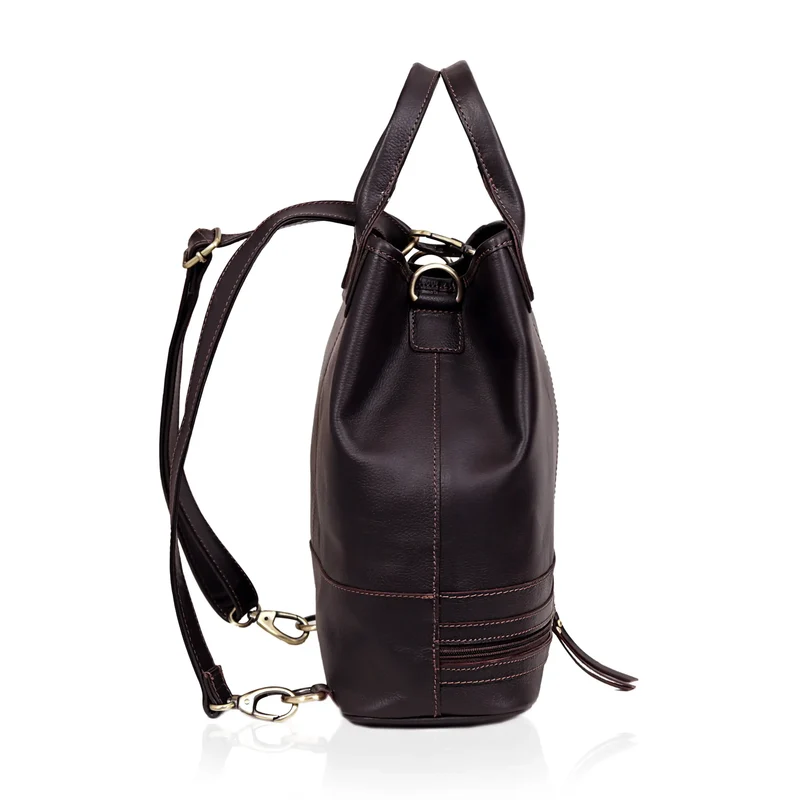 Royce Travel Leather Backpack