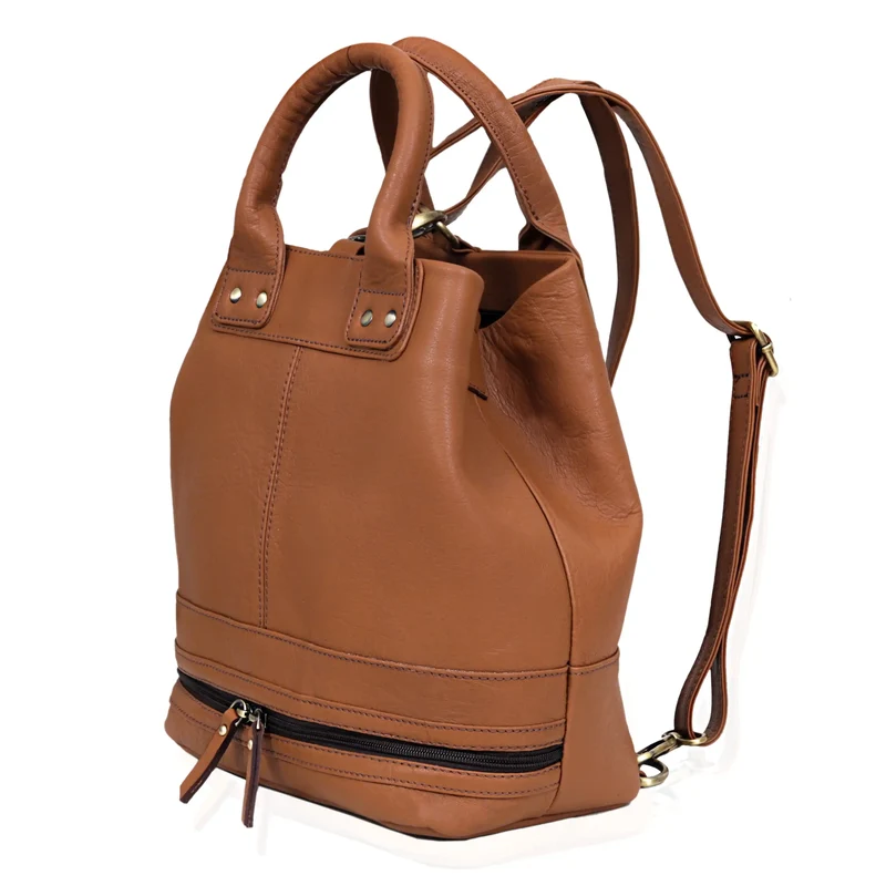 Royce Travel Leather Backpack