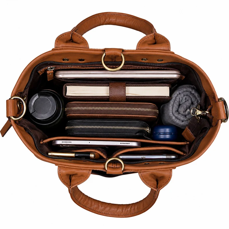 Royce Travel Leather Backpack