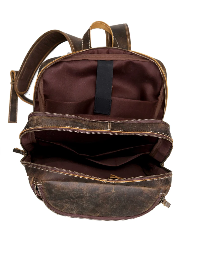 Lennox Travel Leather Backpack