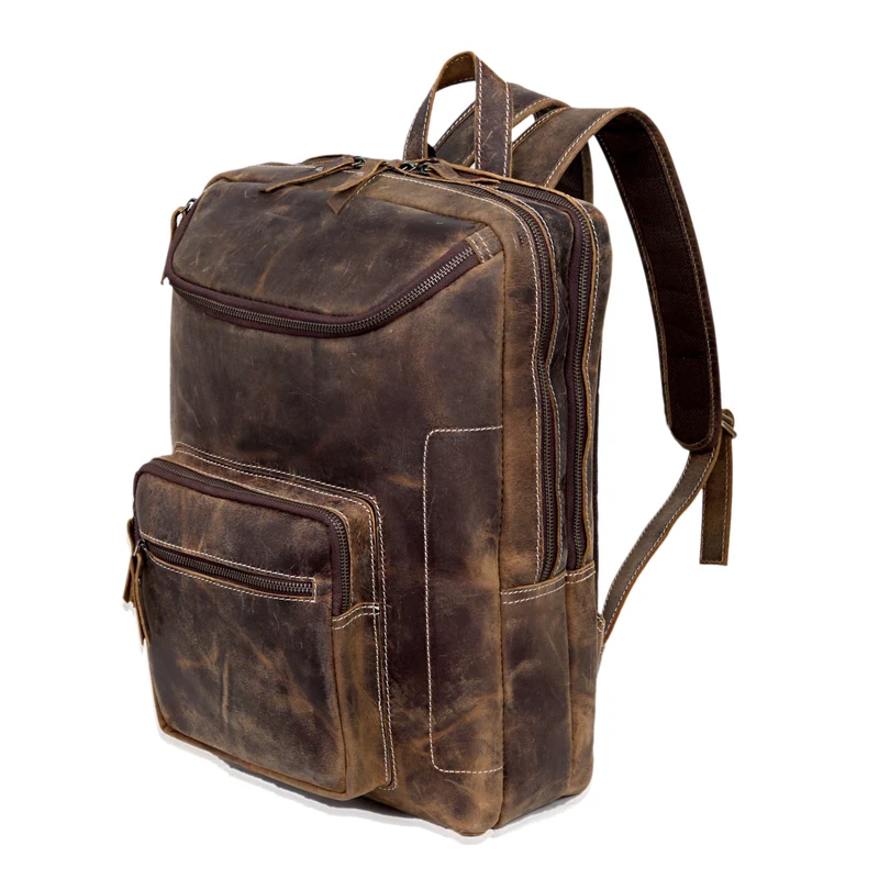 Lennox Travel Leather Backpack