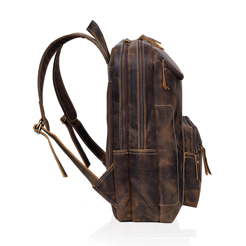 Lennox Travel Leather Backpack