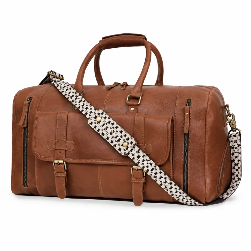 Odysseus Leather Duffel combo