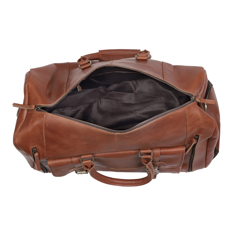 Odysseus Leather Duffel combo