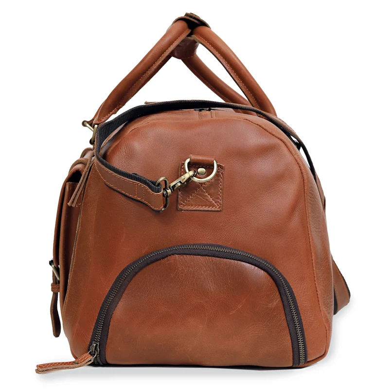Odysseus Leather Duffel combo