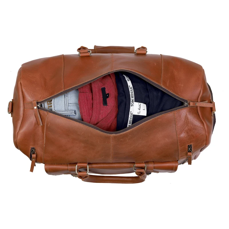 Odysseus Leather Duffel combo