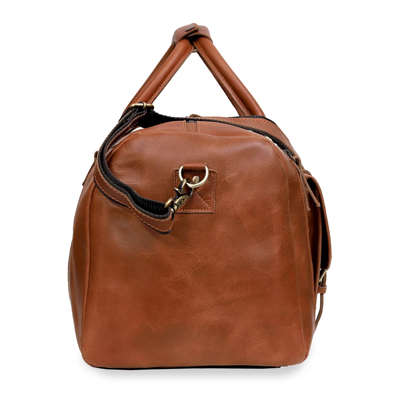 Odysseus Leather Duffel combo