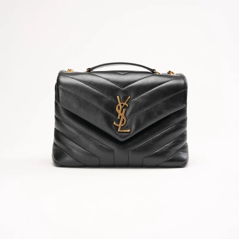 Saint Laurent Loulou Henkeltasche aus Leder, 2019