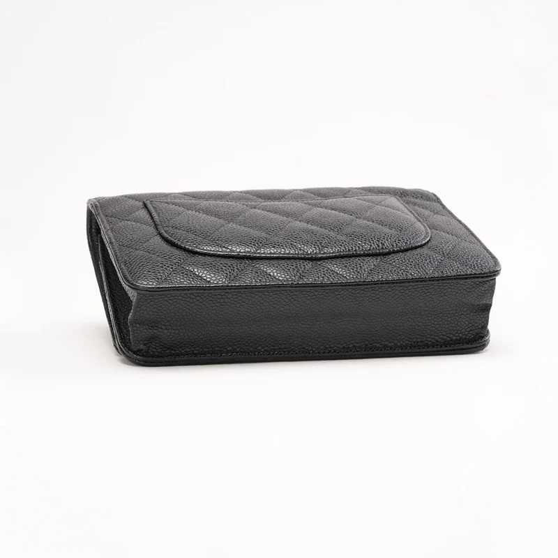Chanel Classic Wallet on Chain Woc in Black Caviar 2014