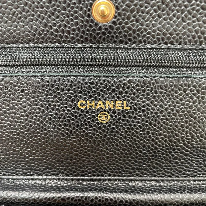 Chanel Classic Wallet on Chain Woc in Black Caviar 2014