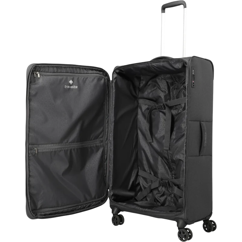 Travelite Cubis 4-Rollen-Koffer L erw. 83 cm -Anthrazit