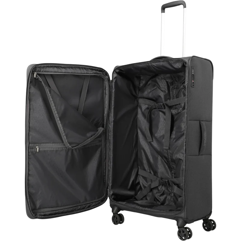 Travelite Cubis 4-Rollen-Koffer L erw. 83 cm -Anthrazit
