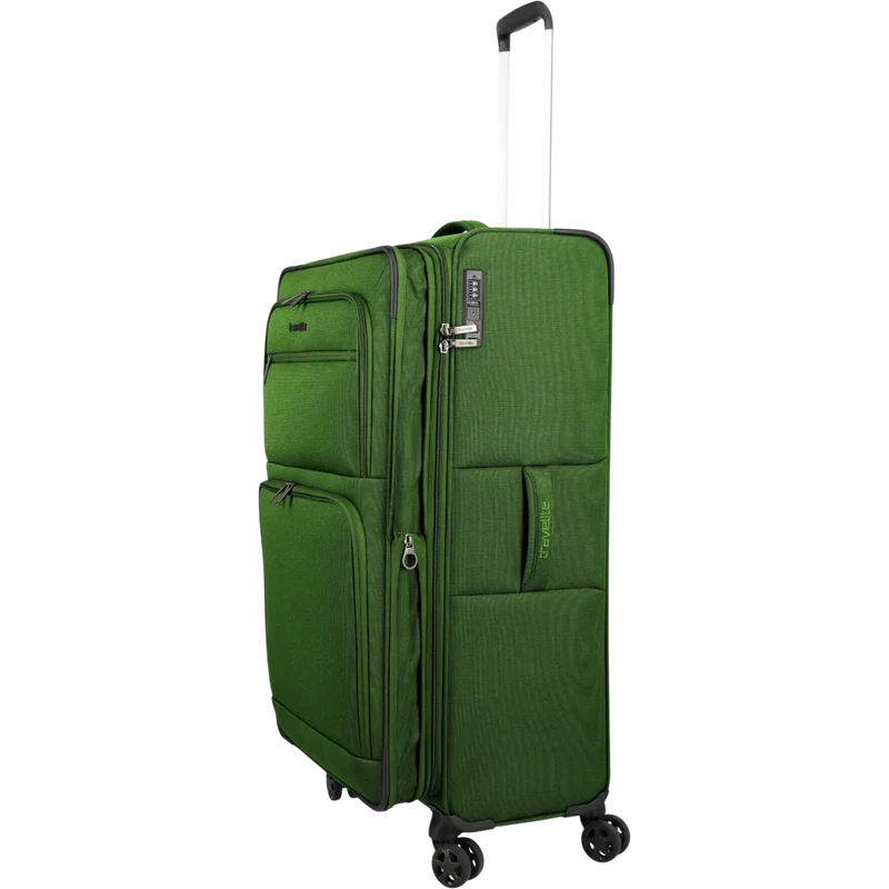 Travelite Cubis 4-Rollen-Koffer L erw. 83 cm -Green