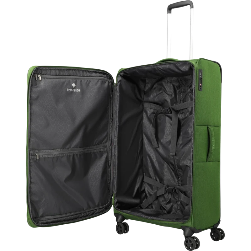 Travelite Cubis 4-Rollen-Koffer L erw. 83 cm -Green