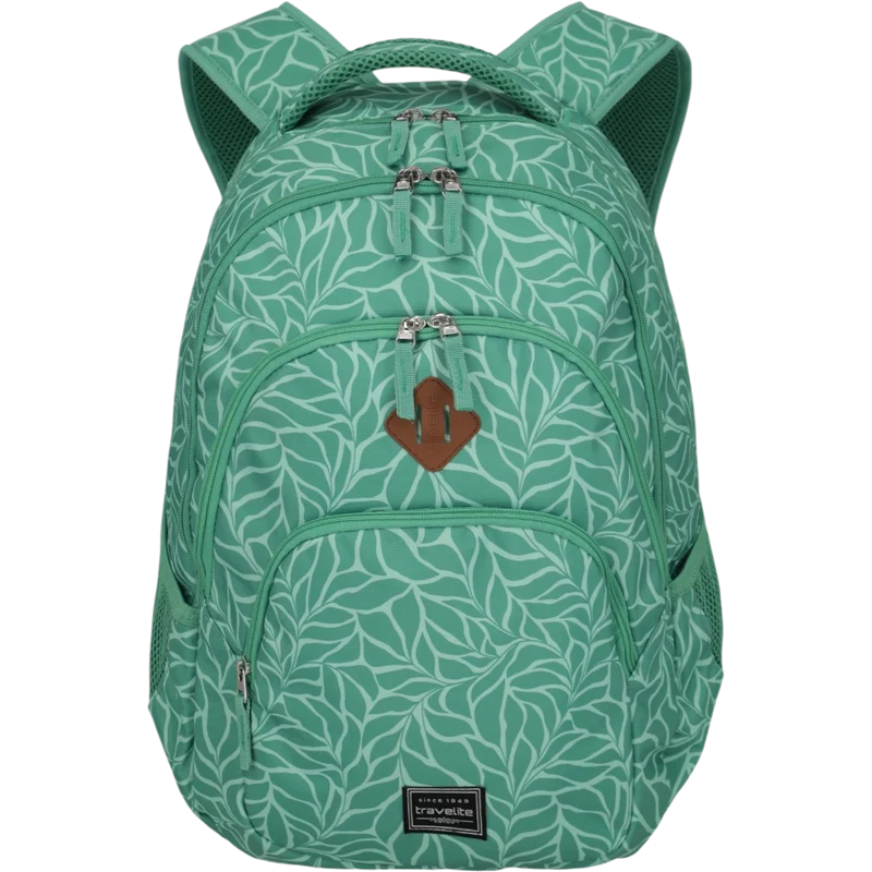 Travelite Basics Rucksack mit Laptopfach 45 cm -Print Green