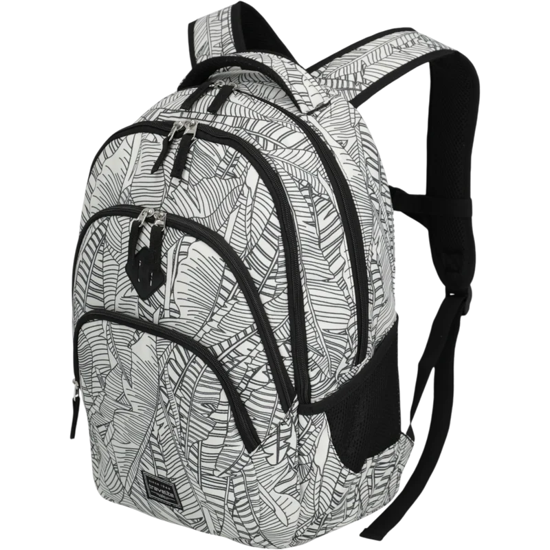 Travelite Basics Rucksack mit Laptopfach 45 cm -Print White