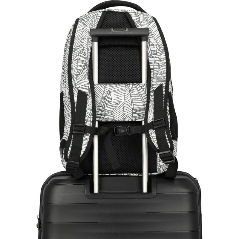 Travelite Basics Rucksack mit Laptopfach 45 cm -Print White