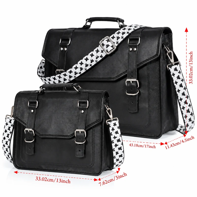 Kingsley Father & Son Leather Messenger Bag Set