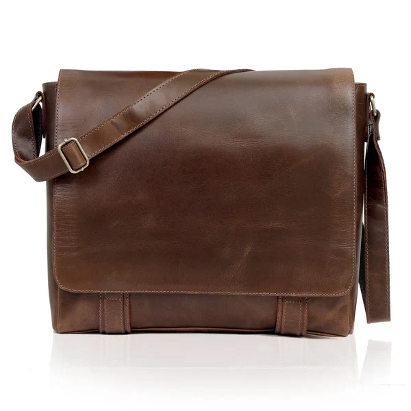 Emerson Full Grain Leather Messenger Bag