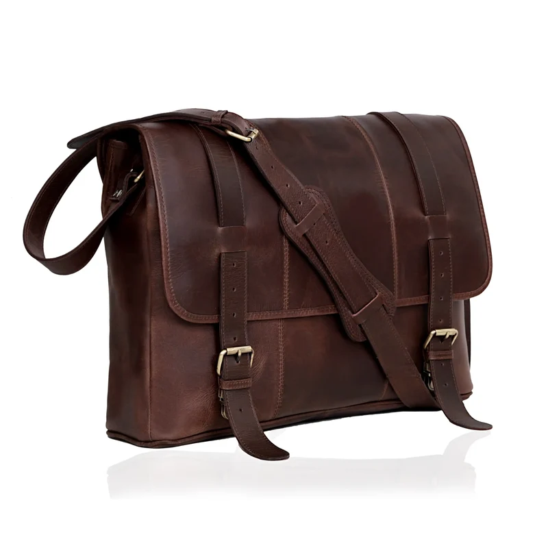 Marshall Leather Messenger Bag