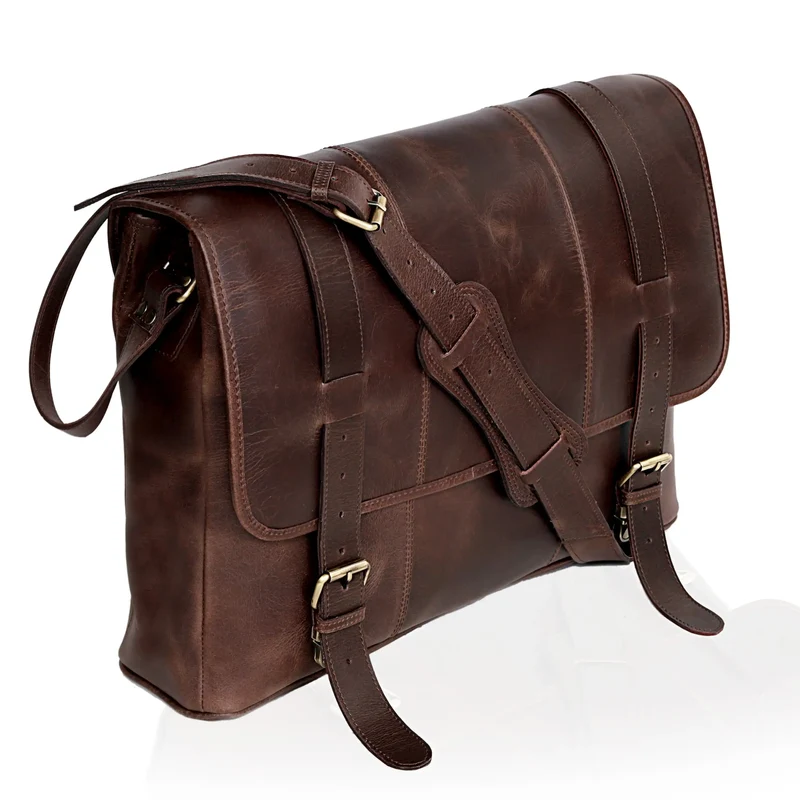 Marshall Leather Messenger Bag
