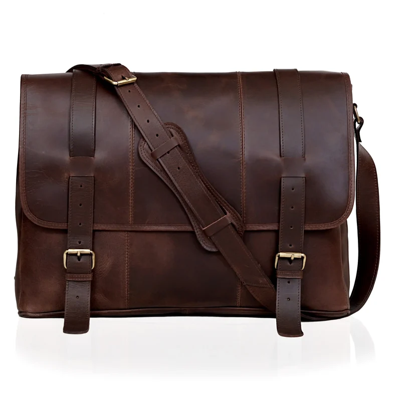 Marshall Leather Messenger Bag