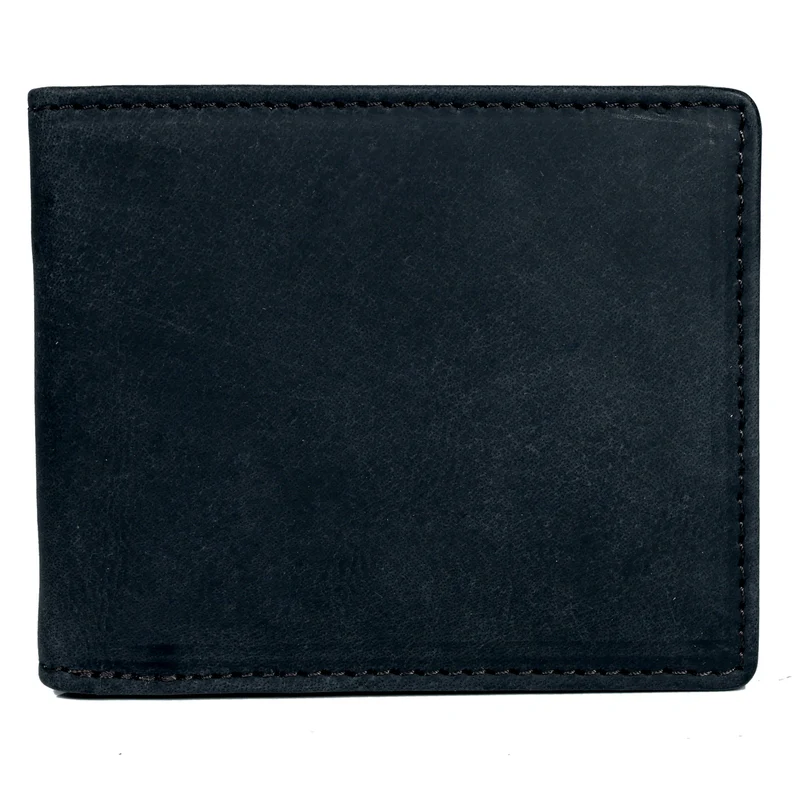 Men's Bifold Leather Wallet - Brown