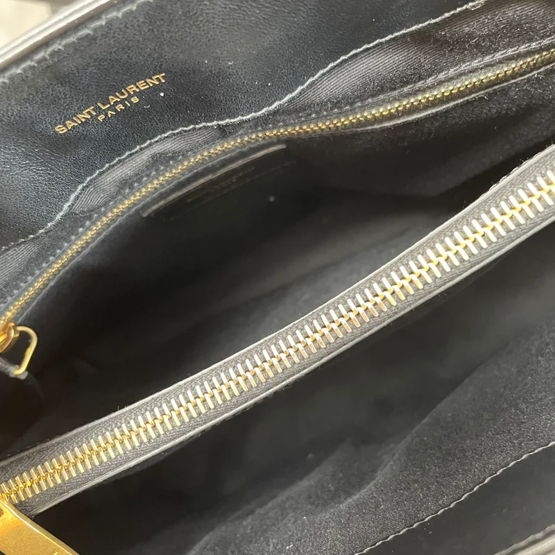 Saint Laurent LouLou Medium Leder Schwarz 2018