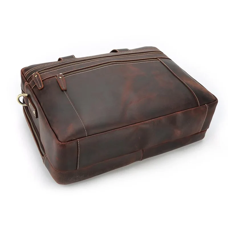 Everett Buffalo Leather Briefcase
