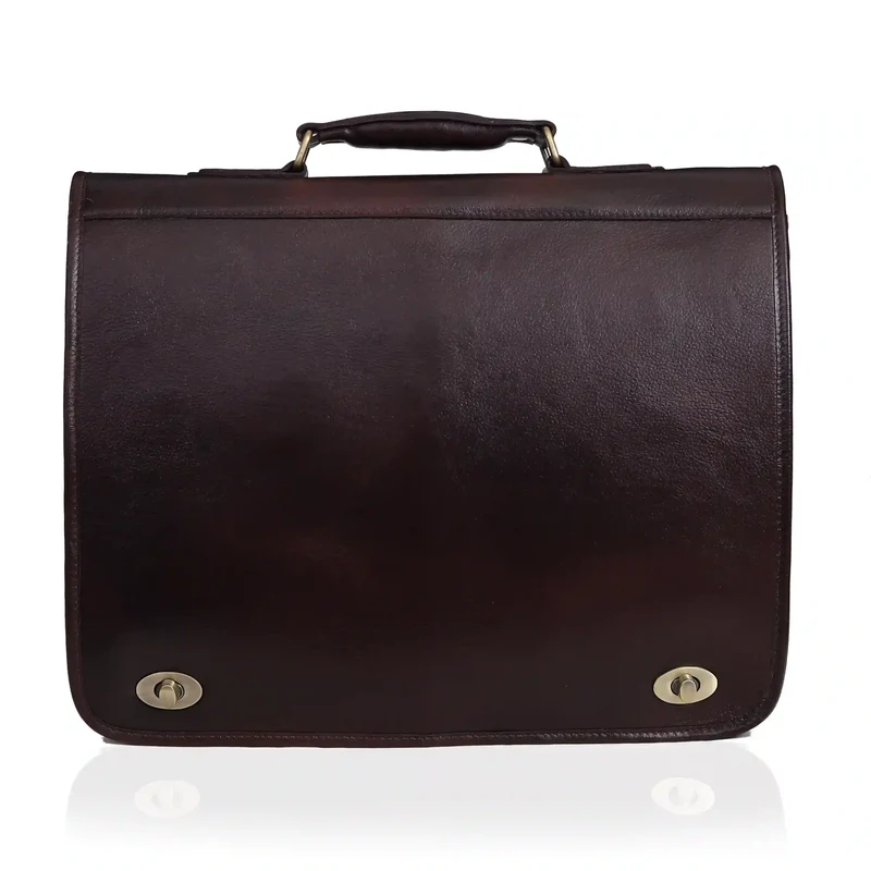 Holden Wine Buffalo Leather Briefcase