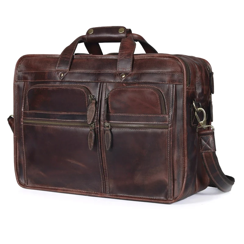 Taylor Buffalo Leather Briefcase