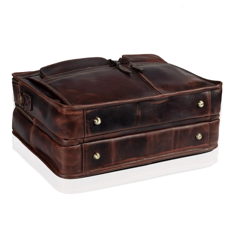 Taylor Buffalo Leather Briefcase