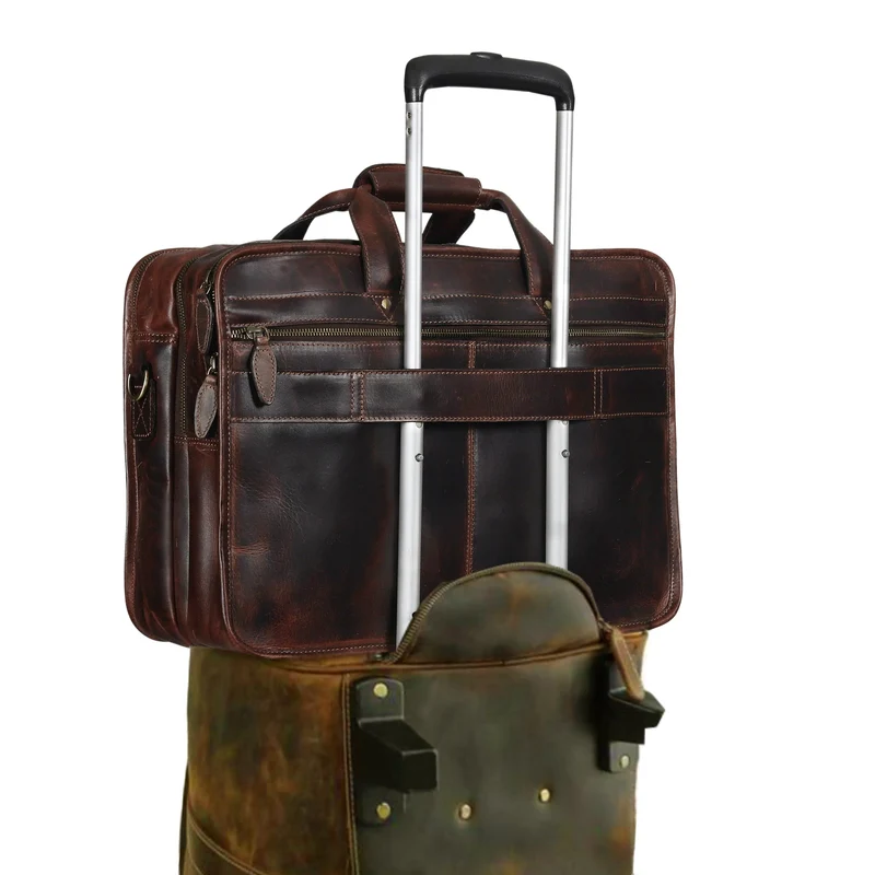 Taylor Buffalo Leather Briefcase