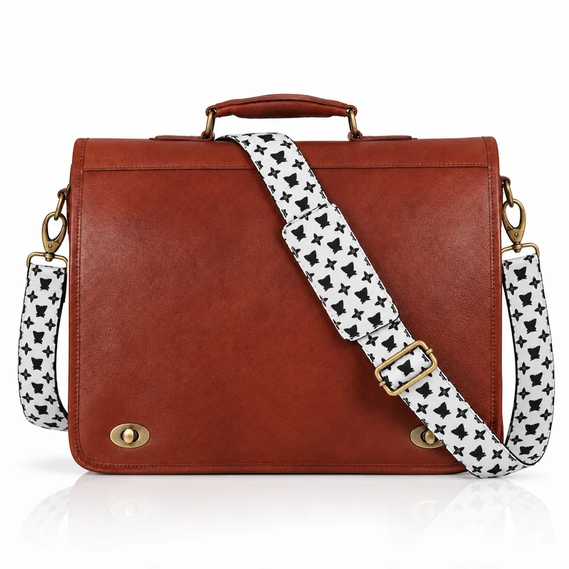 Holden Tan Leather Briefcase