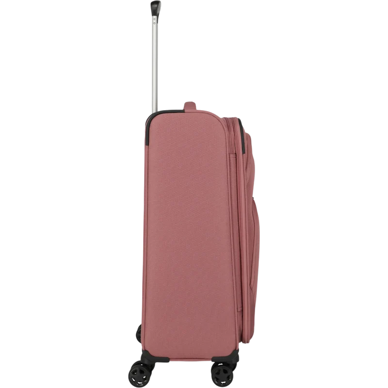 Travelite Kick Off 4-Rollen-Trolley M erw. 67 cm -Rose