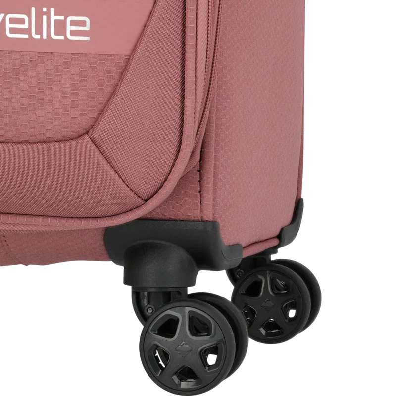Travelite Kick Off 4-Rollen-Trolley M erw. 67 cm -Rose